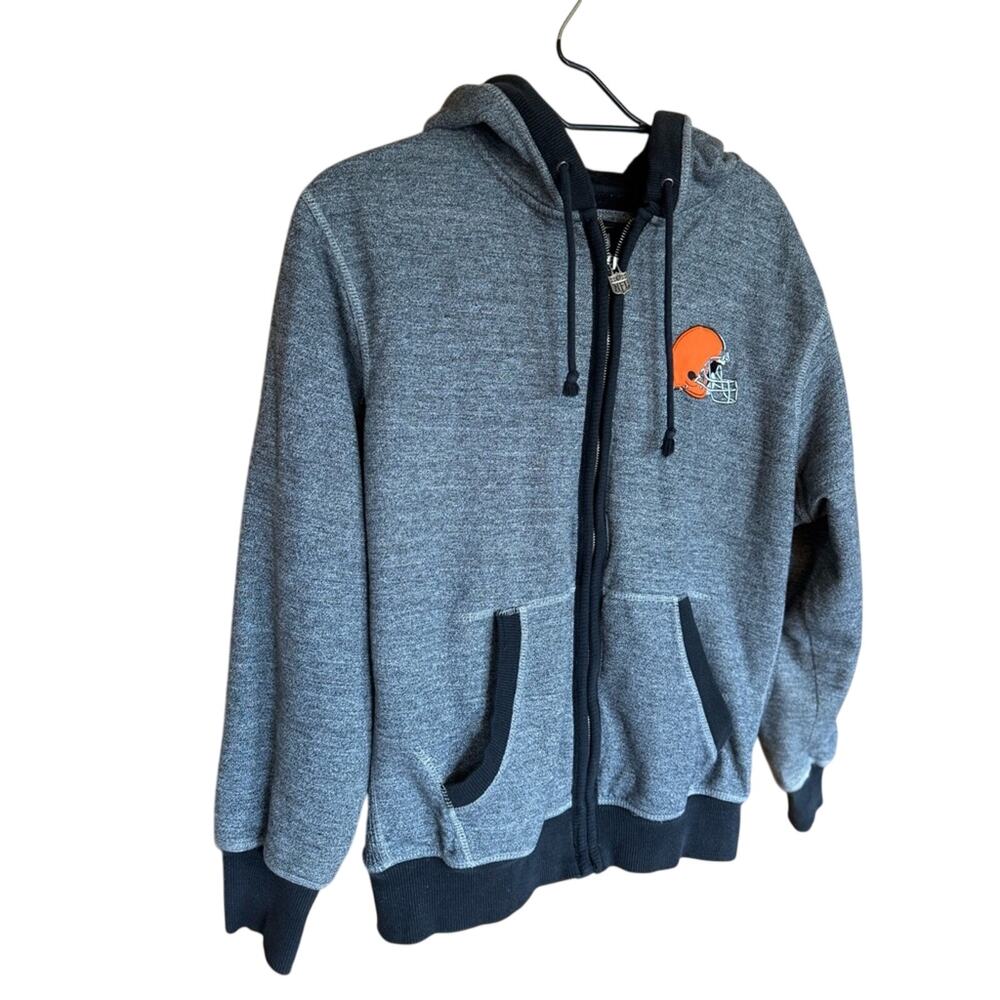 Cleveland Browns Pro Line Full Zip Hoodie Sweatshirt Jacket large